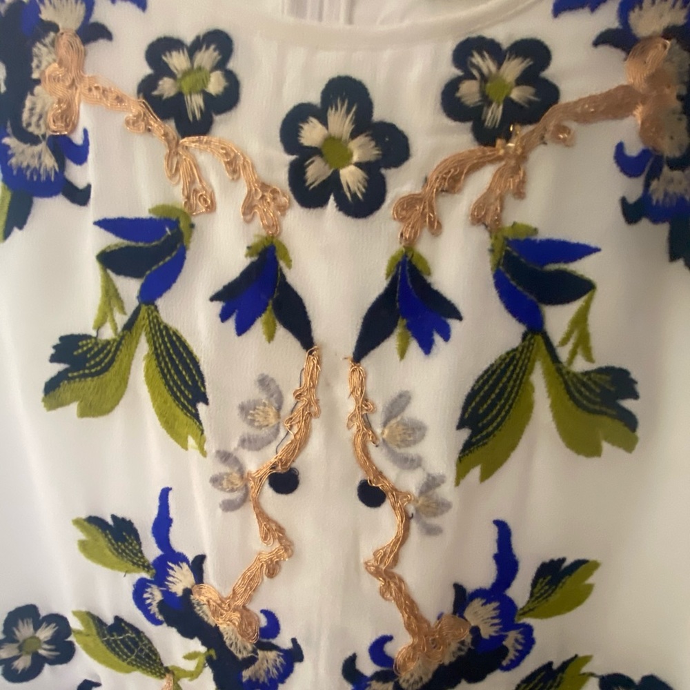 ASOS mini embroidered skater dress